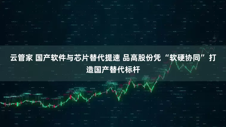 云管家 国产软件与芯片替代提速 品高股份凭 “软硬协同” 打造国产替代标杆